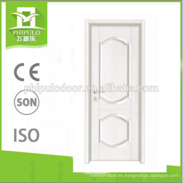 Puerta blanca de calidad superior de la melamina de la superficie del color en venta caliente